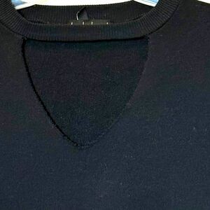 Derek-heart Women's Black Sweater Long Sleeve S